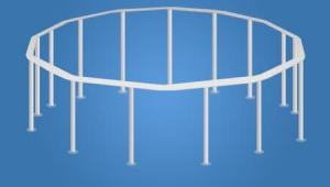 Каркас для бассейна METAL FRAME 366х99